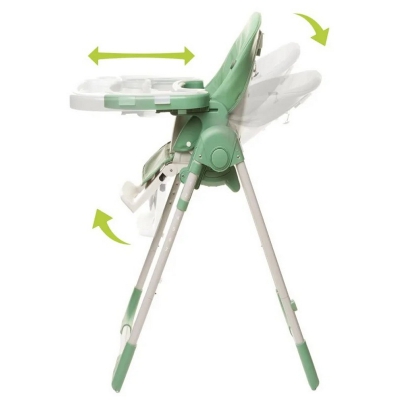 4Baby Krzesełko do karmienia Decco kolor Green