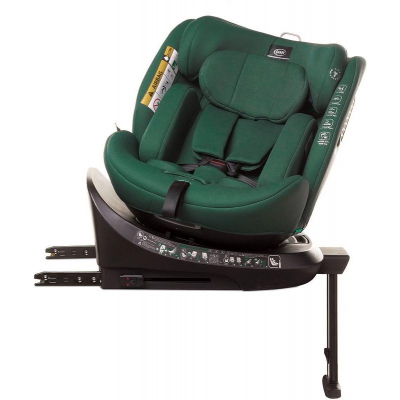 Fotelik Samochodowy Obrotowy Enzo-fix I-Size 40-150 cm 4Baby / Dark Green