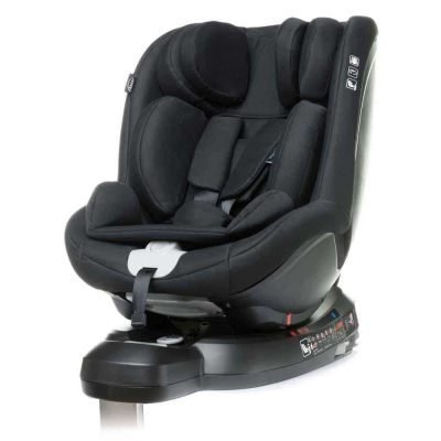 Fotelik Samochodowy Obrotowy Nano-fix Black 0-18 kg / 4Baby