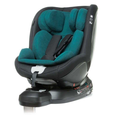 Fotelik Samochodowy Obrotowy Nano-fix Dark Turkus 0-18 kg / 4Baby