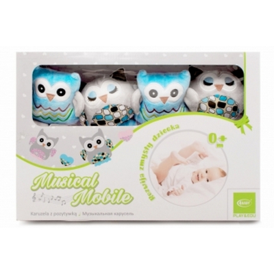 Karuzela Sowa Blue Play & Edu 4Baby