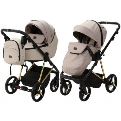Adamex Blanc Special Edition Wózek Głęboko-Spacerowy 2w1 PS-532 Beżowy