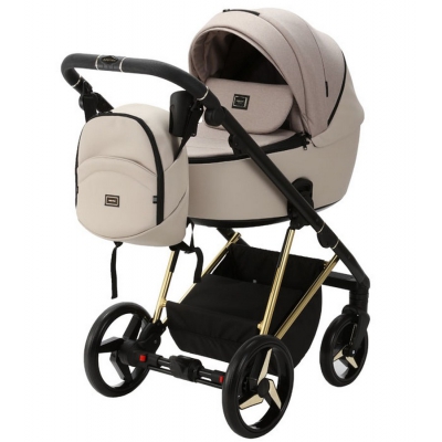 Adamex Blanc Special Edition Wózek Głęboko-Spacerowy 2w1 PS-532 Beżowy