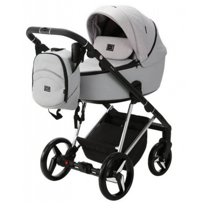 Adamex Blanc Special Edition Wózek Głęboko-Spacerowy 2w1 PS-586 Szary