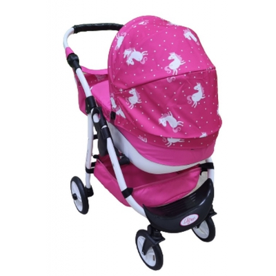 Wózek dla Lalek LILY Sport + Torebka + Koszyk kolor: Ls-23 / Adbor
