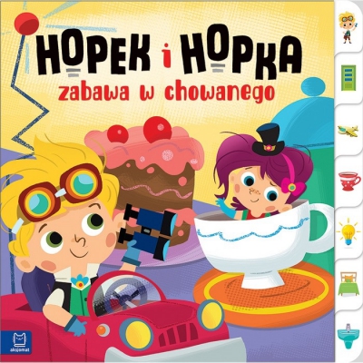 Hopek i Hopka Zabawa w chowanego. Interaktywna książeczka dla dzieci