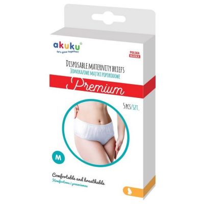 Akuku Jednorazowe Majtki Poporodowe Premium roz.M A0550