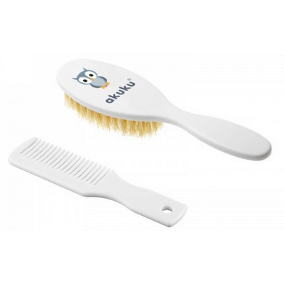 Akuku Szczotka Natural i Grzebyk A0307