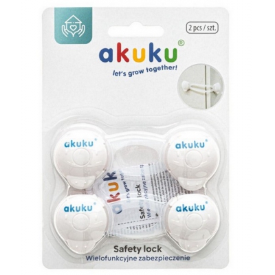 Akuku Zabezpieczenie do szafek i szuflad 10 cm A0648