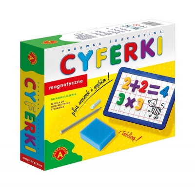 Cyferki Magnetyczne z Tablicą 0418 Alexander