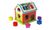 Drewniany domek sorter z klockami TKC510 Tooky Toy