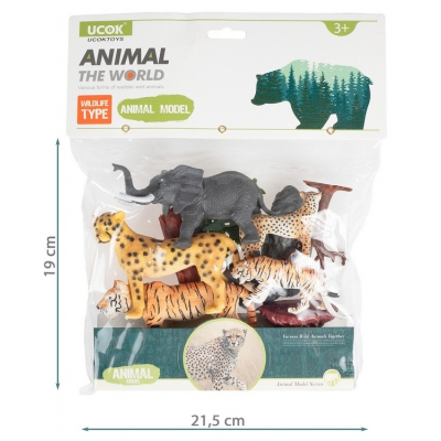 Zestaw Figurek Dzikie Zwierzęta Safari AN85115 Anek