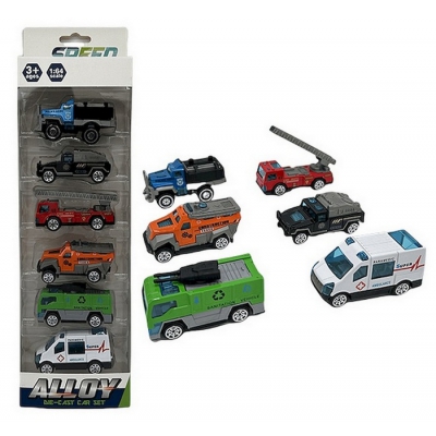 Auta Metalowe 6 sztuk AN85001 Anek