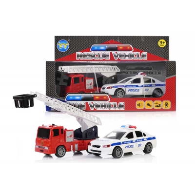 Zestaw Aut Miejskich Straż + Policja 131714 Artyk