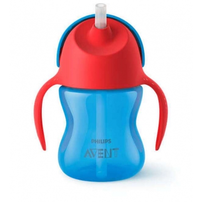 Kubek ze Słomką 200 ml. Philips Avent SCF796/01 Niebieski