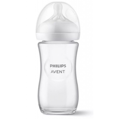 Philips Avent Szklana Butelka Responsywna dla Niemowląt Natural 240ml. SCY933/01