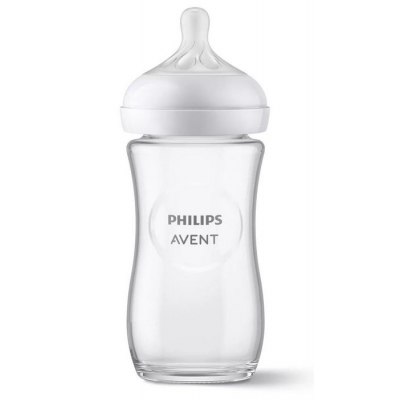 Philips Avent Szklana Butelka Responsywna dla Niemowląt Natural 240ml. SCY933/01