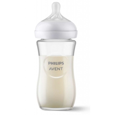 Philips Avent Szklana Butelka Responsywna dla Niemowląt Natural 240ml. SCY933/01