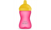 Kubek Niekapek z Twardym Ustnikiem 300 ml. 18m+ AVENT 804/04 Różowy