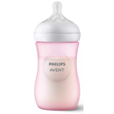 AVENT Responsywna Butelka Natural 260ml Różowa SCY903/11 Philips-Avent
