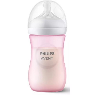AVENT Responsywna Butelka Natural 260ml Różowa SCY903/11 Philips-Avent