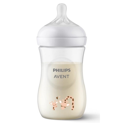 AVENT Responsywna Butelka Natural 260ml Żyrafka SCY903/66 Philips-Avent