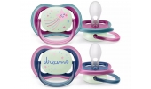 Avent Philips Smoczek Uspokajający Ultra Air Night Girl 6-18m SCF376/14