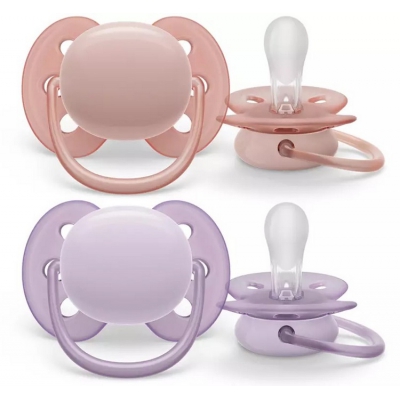 Avent Philips Smoczek Uspokajający Ultra Soft 0-6m SCF091/31