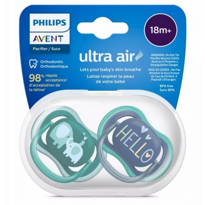Avent Philips Smoczek Uspokajający Ultra Air 18m+ SCF349/18