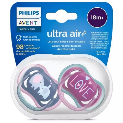 Avent Philips Smoczek Uspokajający Ultra Air 18m+ SCF349/22
