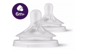 Avent Philips Responsywny Smoczek Natural 6m+ SCY966/02 do gęstych pokarmów