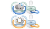 Smoczek Uspokajający Ultra Air 0-6m SCF080/05 Boy Philips Avent 2szt.
