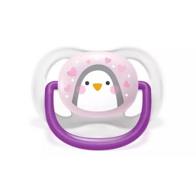 Smoczek Uspokajający Ultra Air 0-6m SCF080/06 Girl Philips Avent 2szt.