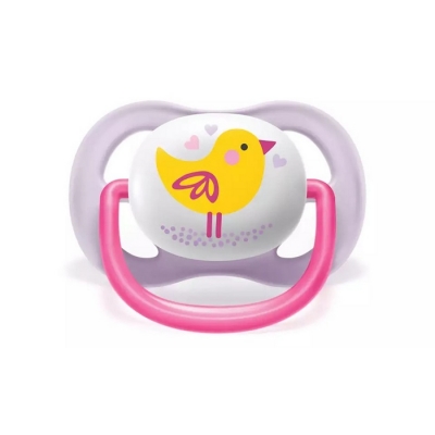 Smoczek Uspokajający Ultra Air 0-6m SCF080/06 Girl Philips Avent 2szt.