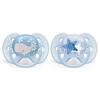 Smoczek Ultra Soft 6-18 miesiąca SCF223/03 Philips-Avent 2 sztuki