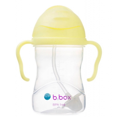 B.BOX Innowacyjny Bidon ze Słomką 240ml. Banana Split