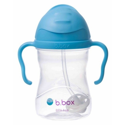 B.BOX Innowacyjny Bidon ze Słomką BlueBerry