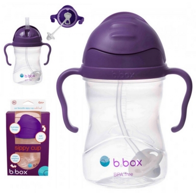 B.BOX Innowacyjny Bidon ze Słomką GRAPE