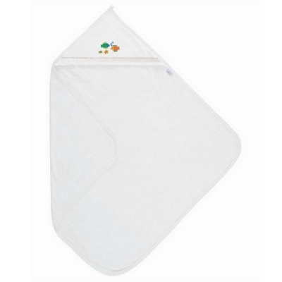 Okrycie Kąpielowe Frotte MAXI 100x100 cm. Białe / Baby Matex
