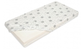Prześcieradło Bawełniane Druk z gumką rozmiar 60x120cm. / Baby Matex