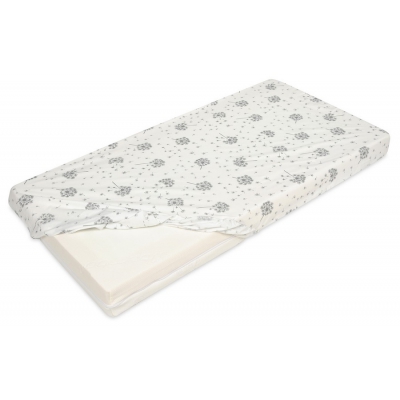 Prześcieradło Bawełniane Druk z gumką rozmiar 60x120cm. / Baby Matex