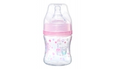 Butelka Szerokootworowa 120ml. Baby Ono 402/02 Różowa