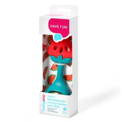 Edukacyjny Gryzak z Grzechotką TASTY WATERMELON 499/02 Baby Ono