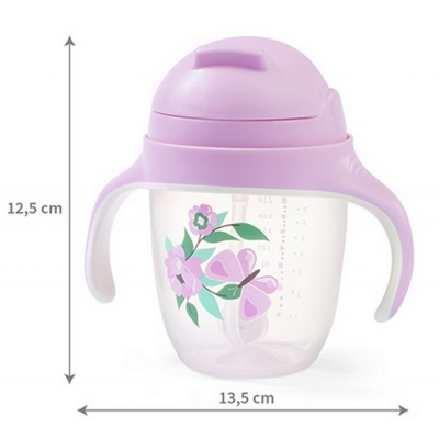 Kubek Niekapek z obciążoną słomką 1464/05 Baby Ono