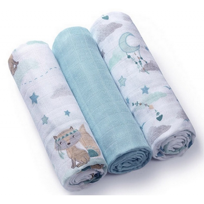 Naturalne Pieluszki z włókien bambusa Natural Bamboo 397/12 Baby Ono