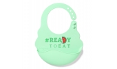 Silikonowy śliniak z regulowanym zapięciem 829/02 / Baby Ono