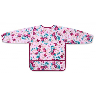 Śliniak z długim rękawem FLORAL 1477/01 Baby Ono