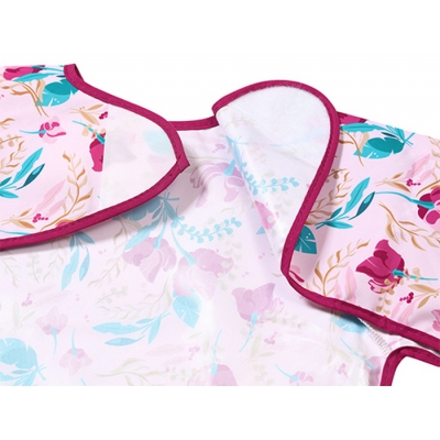 Śliniak z długim rękawem FLORAL 1477/01 Baby Ono