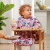 Śliniak z długim rękawem FLORAL 1477/01 Baby Ono