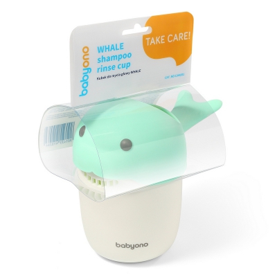 Kubek do mycia głowy Whale Zielony 1344/02 Baby Ono